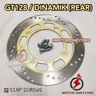 MODENAS GT128 / DINAMIK Disc Plate REAR /Disc Brake BELAKANG SIAP SKREW 100% HIGH QUALITY GT-128 "MO