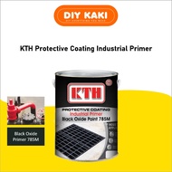 (1 Liter)  KTH Protective Coating Industrial Primer Black Oxide Paint | Cat Anti Karat Hitam Kilat 785M