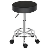 Stock Barber Chairs Round Stool Ha Ha Feet Rotation Bar Stool Black (13 X 13 X 19.69-25.39) Fast Shi