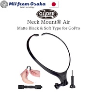 GLIDER GLD4713MJ53SB Neck Mount Air Matte Black &amp; Soft Adjuster Set (GoPro HERO10/HERO9/HERO8/MAX/HERO7/HERO6/Session, DJI Osmo Action, SJCAM, APEMAN, MUSON, COOAU, xiaoyi, Gitup, Crosstour) [Direct from Japan]