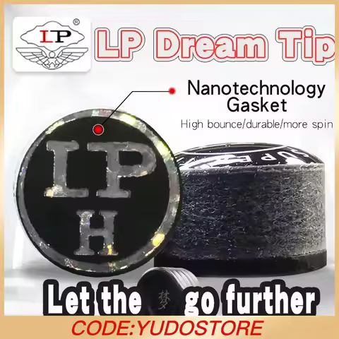LP Dream Tips Billiards Pool Cue Tip 11mm S/M/H Technology Snooker Cue Pool Stick Tip Professional D