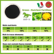 [IMPORTED PREMIUM] Humic Acid Water-Soluble Fertilizer/ 黑科技腐殖酸肥料/Baja Sayur NPK 16:8:8+TE / 18:18:18