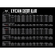 PROMO- LYCAN XXX INSHORE CUSTOM BLANK SERIES- Bravata Store