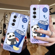 DMY case panda Samsung S23 S22 plus S21FE S22 Ultra S20fe S20 S21 S10 note 10 lite 20 8 9 soft silicone cover case shockproof