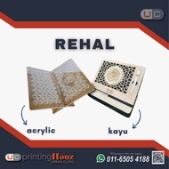 (CAN CUSTOMIZE NAME) REHAL ACRYLIC & WOODEN