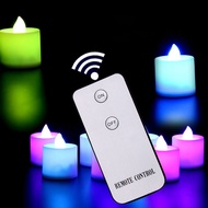 5PCS Remote Control Flickering Led Tea Lights Candles Tealight Tea Light Xmas