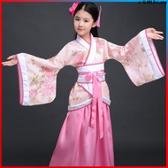 Kostum Kuno Kanak-kanak Pakaian Tang Hanfu Wanita Dinasti Qin Kostum Gundik Mulia Dinasti Han Puteri