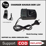 Charger 12v Bor Baterai Cordless Bisa Untuk JLD/XENON/NRT/BENZ/ORION/MOLLAR