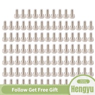 hengyu 100pcs 304 Stainless Steel Hex Socket Cover Head Screws Fastener Metal Bolts M3 x 6/8/10/12/1