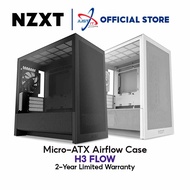NZXT H3 FLOW M-ATX AIRFLOW DESKTOP PC CASE / CASING WITH PRE-INSTALLED REAR FAN