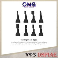 Dspiae Illusive Shadows Reciprocating Sander - Sanding Head ONLY (8 pieces) RA-10 ES-A Polish Heads 