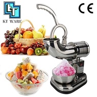 KT WARE Commercial ICE CRUSHER MACHINE Electric Dual Blade Ice Shaver  Machine Cendol Machine ABC Pe