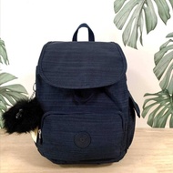 กระเป๋าสะพาย กระเป๋าเป้ ขนาดกลาง Kipling City Pack Linen Navy Backpack กระเป๋าเป้ Kipling รุ่นกลาง ขนาดกำลังดี