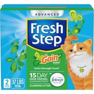 Fresh Step Advanced Clumping Litter with Febreze Freshness with Gain Scent, Fights Odor on Contact, 