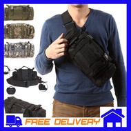 SWAT Military Shoulder Waist Crossbody Chest Bag | Beg Silang Askar | Beg Bahu/Dada | Beg Pinggang |