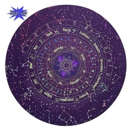 1 PCS Divination Mat  Round Shape  Letter Rubber (Size:8.66 Inches)