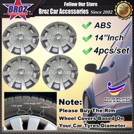 14 Inch ABS Wheel Cover Rim Center Hub Cap Type R