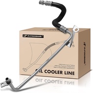 A-Premium Outlet Automatic Transmission Oil Cooler Line Hose Assembly Compatible with Audi A4 2009-2