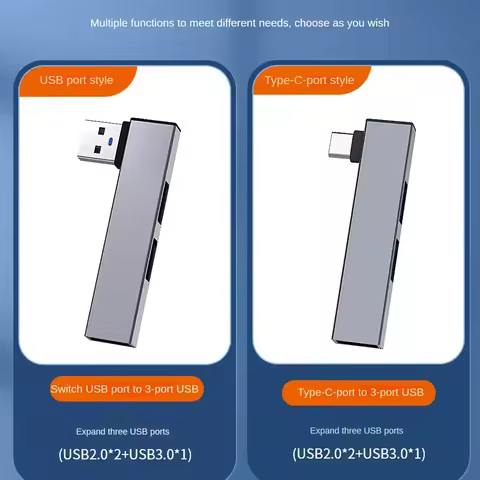 3 in 1 USB HUB Type C HUB OTG USB 3.0/Type-C 3.0 To 3 USB USB Splitter Hub Speed 5.0Gbps 3 Port for 