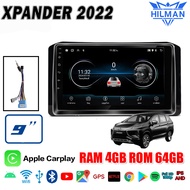 HILMAN [รับประกัน1ปี] อแอนดรอย 9นิ้ว XPANDER 2022 จอIPS/QLED จอ android ติดรถยนต์ วิทยุติดรถยนต์ เคร