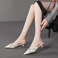 HR COLLECTION - SANDAL HIGHT HEELS PESTA WANITA MODEL SLIP ON HAK 3 CM PARIASI TALI LILIT PAYET ELEG