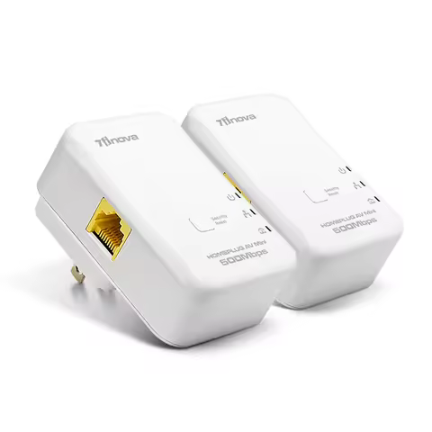 7inova AV500 Powerline Network Adapter Start Kit| HomePlug AV Powerline Adapter|Atheros7420 |Nano| P