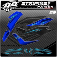 09 NMAX TURBO MOTORCYCLE STRIPING STICKER SIMPLE DESIGN