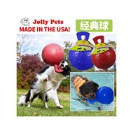 Jolly pets狗狗玩具耐咬橡膠結繩球互動浮水訓練咬球中型犬巡回