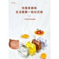 21324, Cute Bear Tea time mini Plastic plate