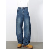 Balloon-fit baggy jeans Balloon-Shaped Bleached A6