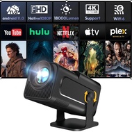 HY320 Overseas 1080P Ultra HD Projector Android 11 System Projection