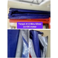 best seller Terpal Roll A12 Biru Silver murah