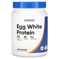 Nutricost Egg White Protein Unflavored 1 lb (454 g)