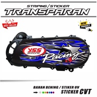 CVT MOTORCYCLE STICKERS, TRANSPARENT MATERIAL, COOL MOTIF, CVT STRIPING, MOTORCYCLE STRIPING VARIATI