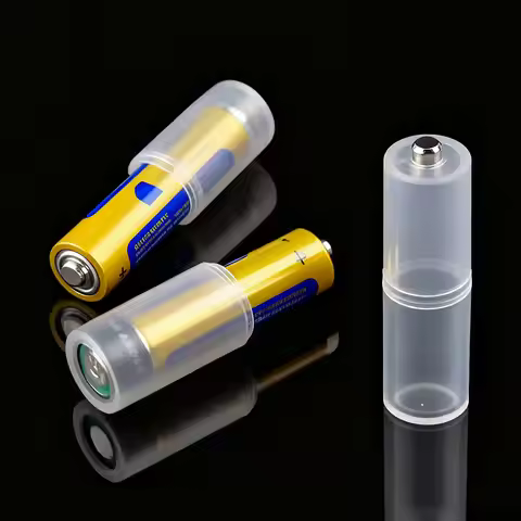 4Pcs AAA To AA Size Battery Case Switcher Convenient Converter Adapter Holder AAA To AA/ AA to C/ AA