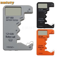UMISTY Digital Battery Tester, Digital Display Small Size Digital Battery Checker, Universal Compati