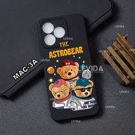 Realme C51 Realme C53 Macaron Black Image / Soft Case Slim Matte Realme C53 Realme C51 nfc