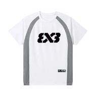 Popular 3V3 American Quick-Drying Basketball Short-Sleeved Shooting Suit T-Shirt Men's Training Suit