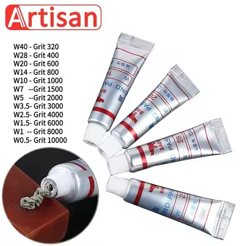 2 Pcs Diamond Abrasive Paste W0.5 ~40 Grit 320~10000# Diamond Polishing Lapping Glass Metal Grinding