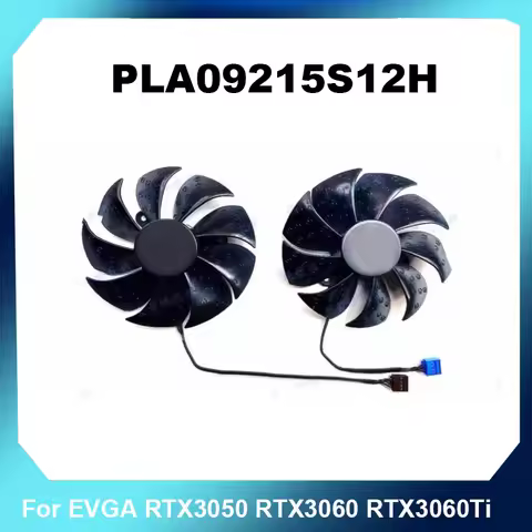 87MM GPU Cooling Fan PLA09215S12H DC12V 4Pin Compatible With EVGA RTX3050 RTX3060 RTX3060Ti XC Serie