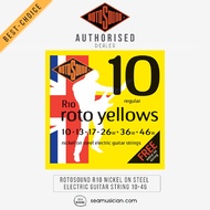 ROTOSOUND R10 10-46 NICKEL ON STEEL ELECTRIC GUITAR STRING PACK MADE IN UK ( ELETRIC GUITAR STRING /