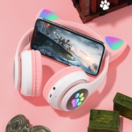 【Ready Stock】Pink Cute Gaming Headphone Wired Bass Headset headfone Headphones With Mic haedphone Mi