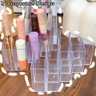 [3-5 Days Arrive]2Pcs Clear Medicine Storage Box with 10/16 Grids, Anti-Tip Design for Tubes Creams,