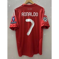 Top quality 11-12 Real Madrid second away Ronaldo #7 retro sports football jersey