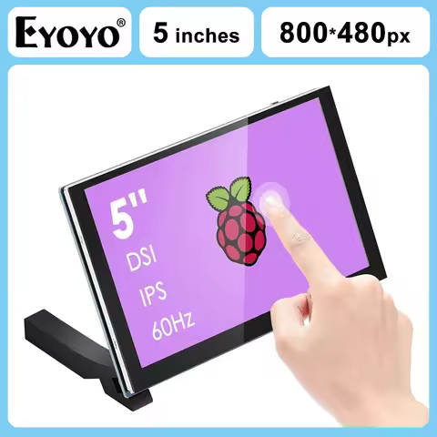 EYOYO 5 Inch D-Sub Touchscreen Panel 800x480 IPS Color Capacitive Touch Screen DSI Display For Raspb