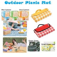 Kalis air 200x300cm Perkelahan Luaran Oxford Tikar Perkhemahan Lipat Outdoor Picnic Oxford Camping M