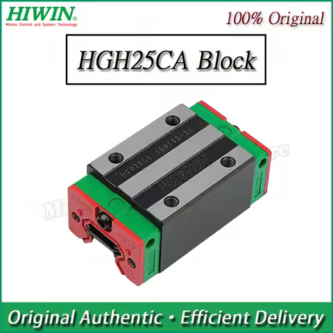 Original Taiwan HIWIN HGH25CA Block Linear Guide Slider HGH25 HG25 Linear Guideway Slider New Block 