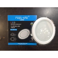 Feel-Lite 6" LED Downlight with Glass / Lampu Ceiling Kapur / Lampu Cerah / Lampu Rumah