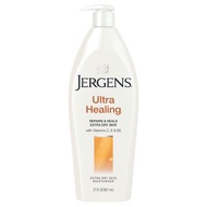 JERGENS Ultra Healing Extra Dry Skin Moisturizer 621 ml โลชั่นบำรุงผิวกายนำเข้าจากสหรัฐอเมริกา เพิ่มความชุ่มชื่นให้ผิว