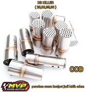 Db killer exhaust sound dampener makes it cooler, sizes 28, 32, 35, 38 mm